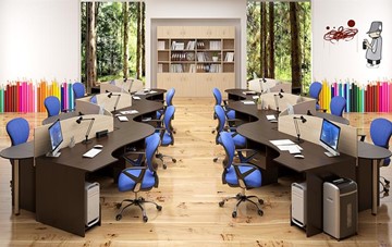 Набор мебели в офис SIMPLE с эргономичными столами и тумбами в Орле - предосмотр 4